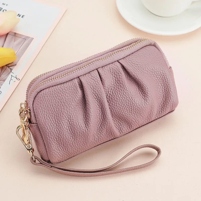 Double zip mobile phone case