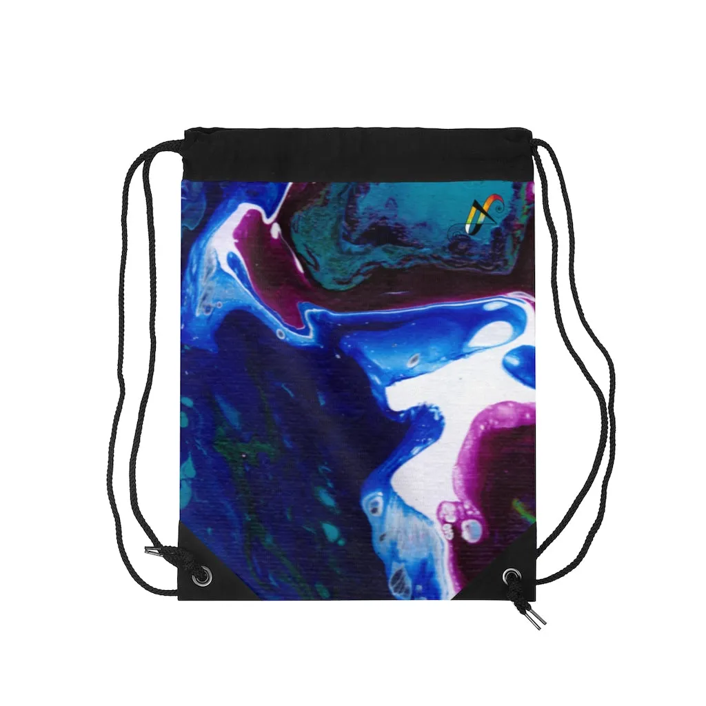 Drawstring Bag - Red Ukulele 2