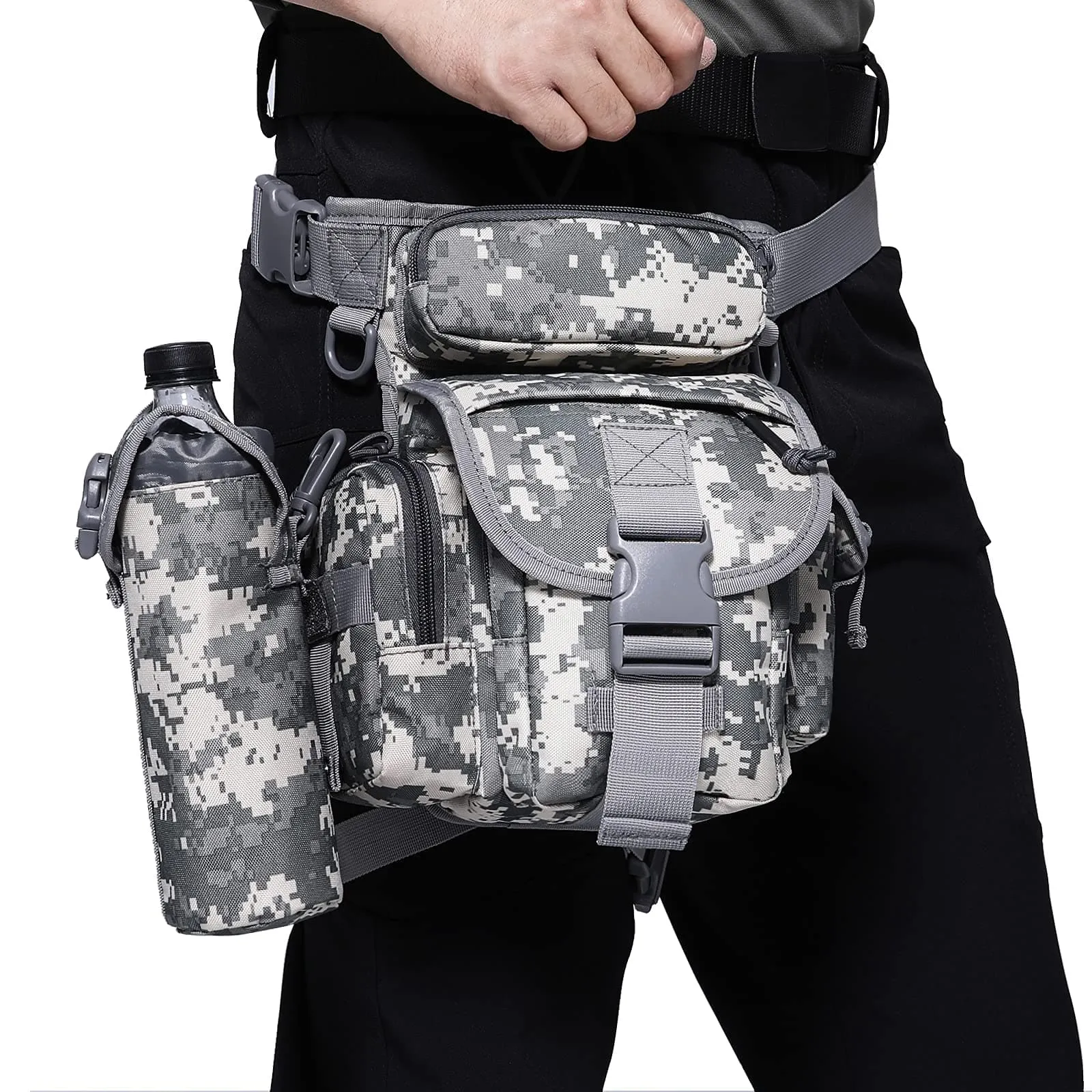 Durable Drop Leg Pouch Bag for Cycling, Hiking, and Tactical Use, Resistant to Water