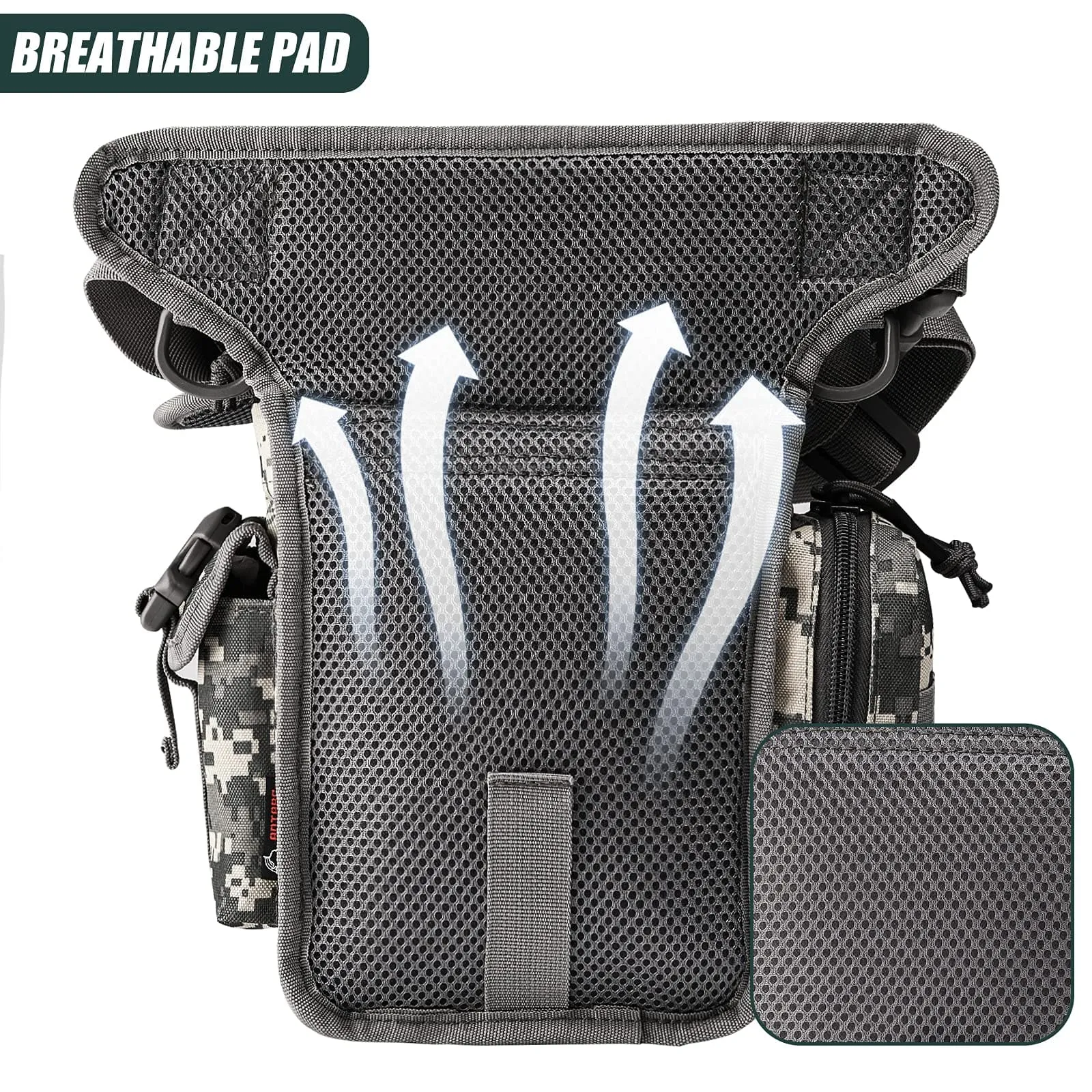 Durable Drop Leg Pouch Bag for Cycling, Hiking, and Tactical Use, Resistant to Water