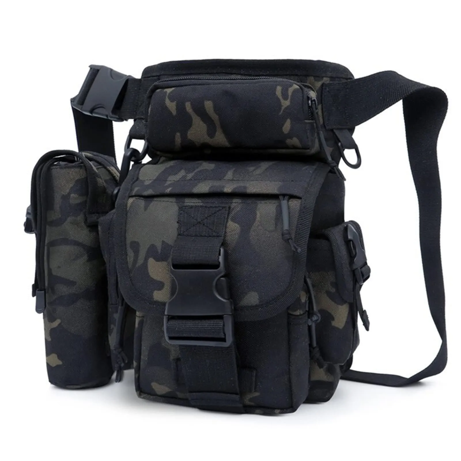 Durable Drop Leg Pouch Bag for Cycling, Hiking, and Tactical Use, Resistant to Water