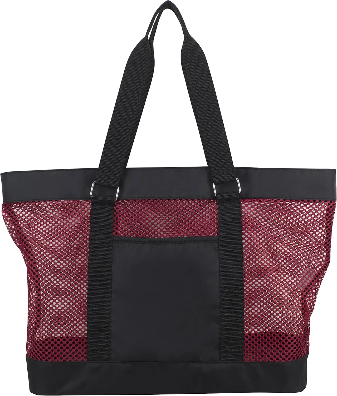 Eastsport Mesh Tote Waterproof Beach Bag for Shopping Vacation Swimming Family Travel Essentials
