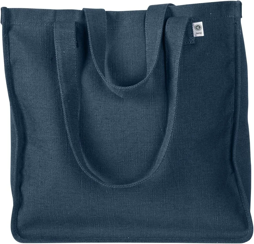 econscious 6.8 oz. Hemp Market Tote OS NAVY