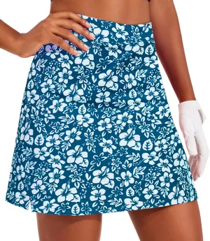 Ekouaer Women's Athletic Skorts Lightweight Golf Skirts Inner Shorts Pocket Tennis Workout Sports Pickleball Skort