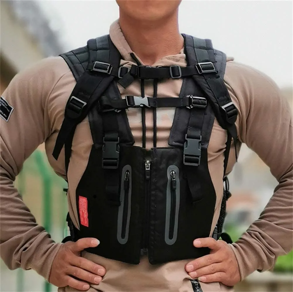 Ergonomic Running Backpack Vest Designed for 6.1" Cell Phone Compatibility
