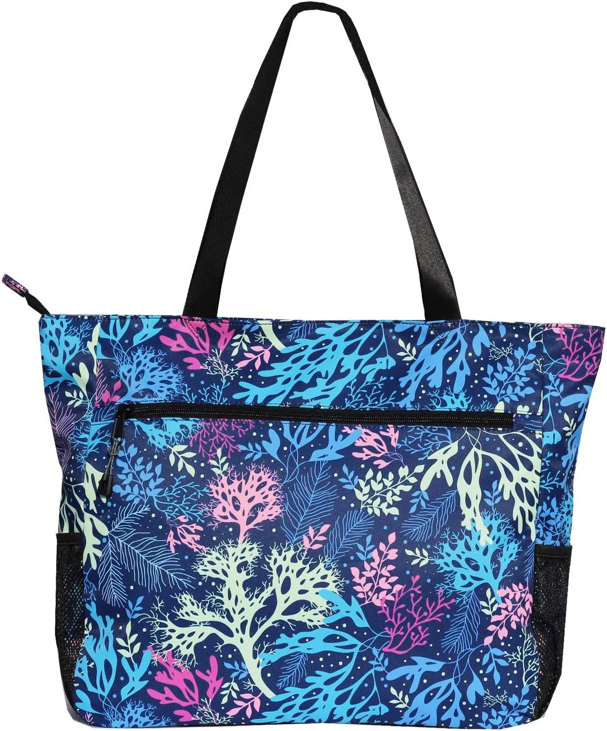 ESVAN LARGE BEACH BAG Water Resistant Lightweight 20 inch Women Oversize Tote Bag for Gym Beach Travel Pool Yoga Nurse