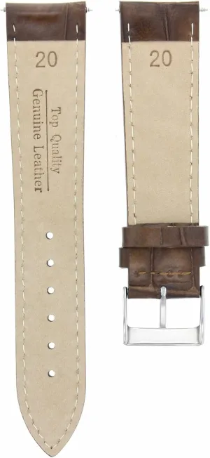 Ewatchparts 17-24mm Genuine Leather Watch Band Strap Compatible With IWC Pilot Portuguese