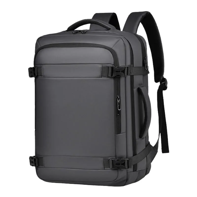 Expandable Double Shoulder Backpack For Business Or Casual Use