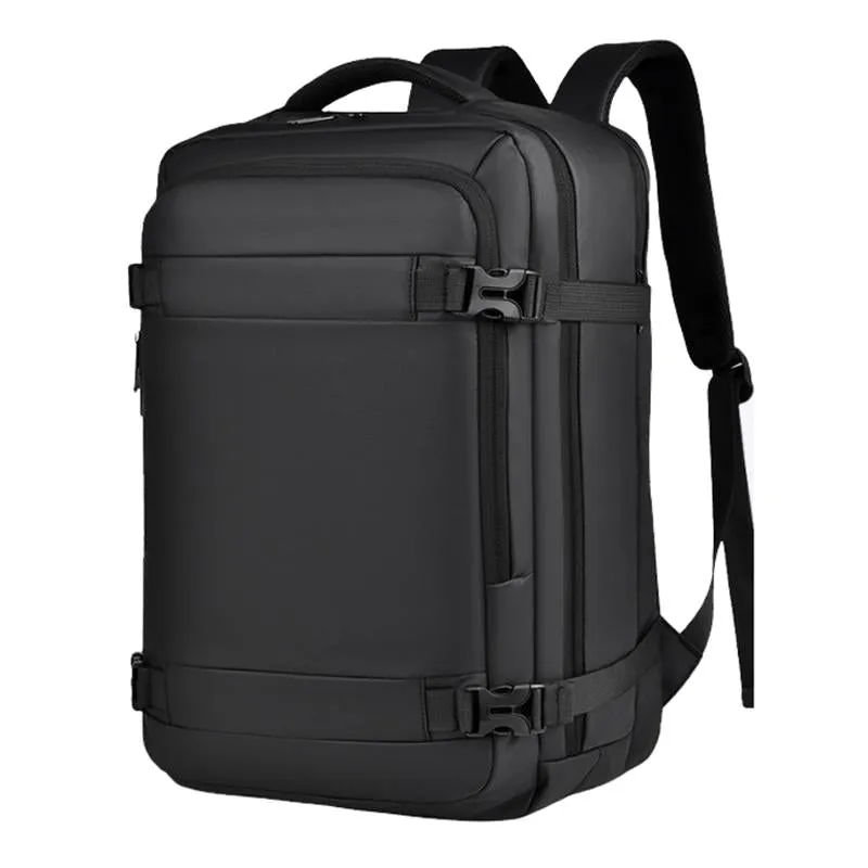 Expandable Double Shoulder Backpack For Business Or Casual Use