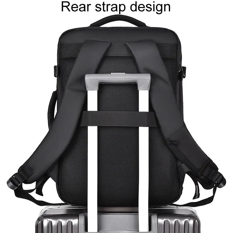 Expandable Double Shoulder Backpack For Business Or Casual Use