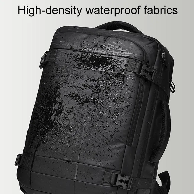 Expandable Double Shoulder Backpack For Business Or Casual Use