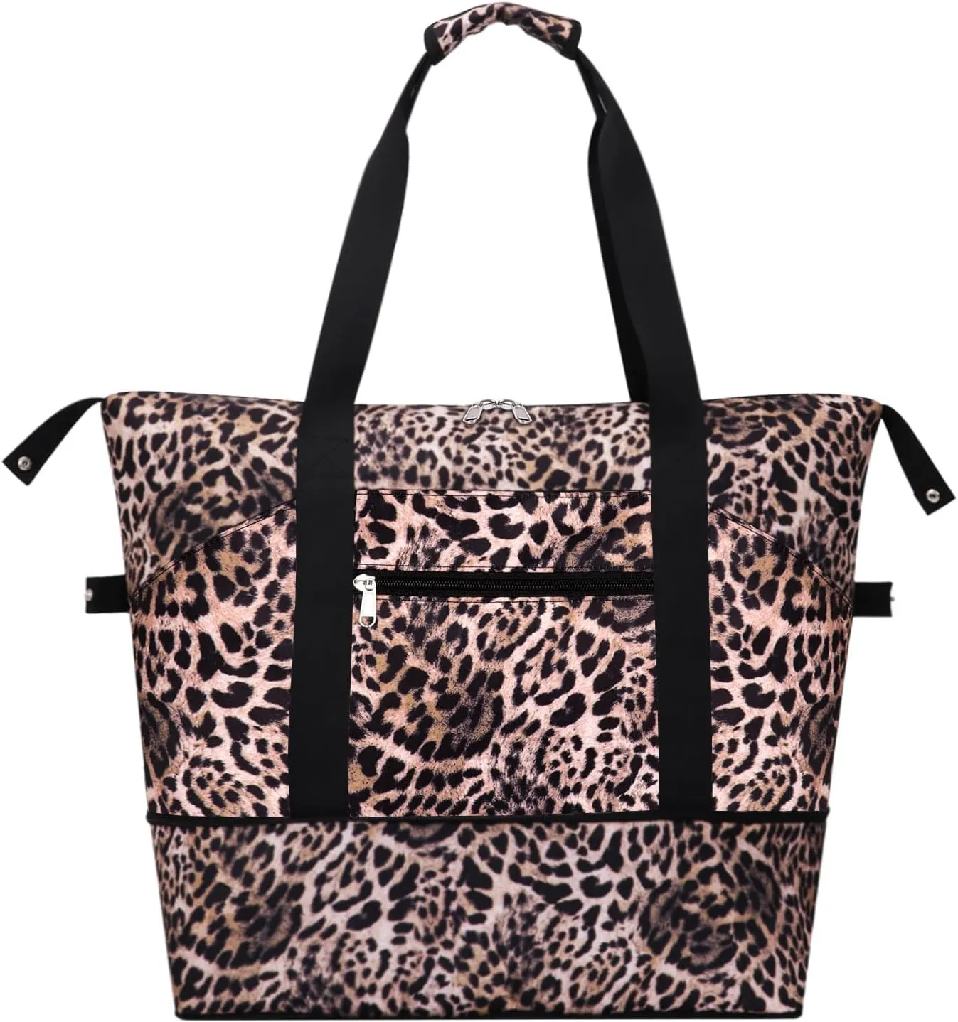 Expandable Duffel Bag for Women with Trolley Sleeve/Wet Pocket Weekender Travel Tote Large Carry On Overnight Luggage