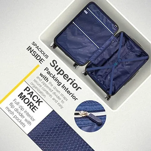Expandable Hard Shell Travel Luggage with TSA Lock