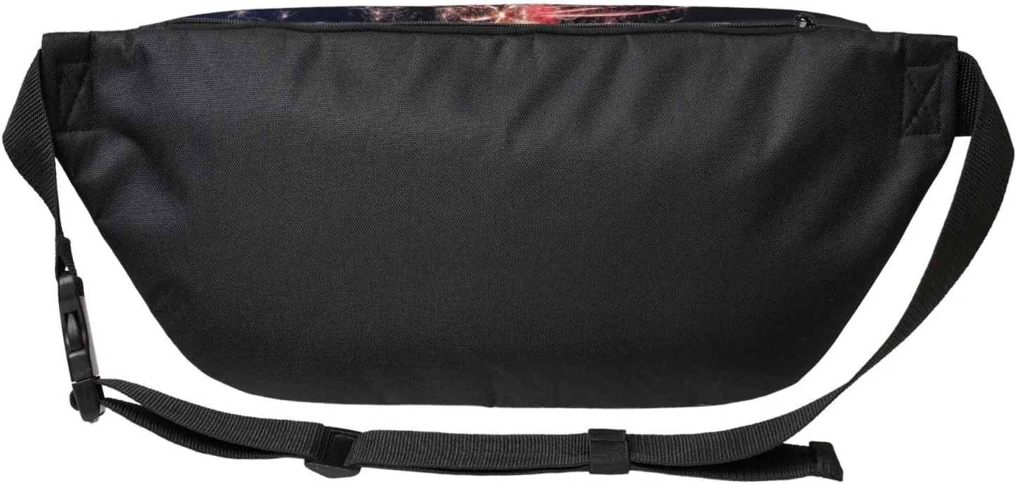 Explosion Firework Fanny Pack Crossbody Bag â€“ Fashionable Sling Bag for Travel, Running, Cycling, and Everyday Use
