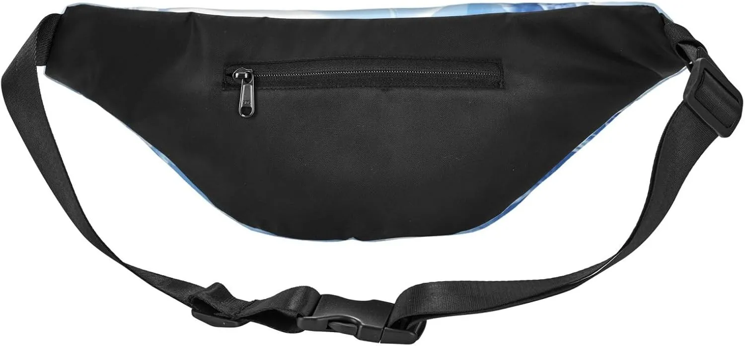 Fanny Packs For Women Men Waist Bag Waterproof Sport Belt Bag Snow Ice World Fashion Waist Pack Adjustable Crossbody Bags Zipper Bum Bag For Running Hiking Travel