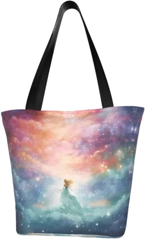 Fantasy Paradise Space Cross-body Shoulder Bag, Women's One-shoulder Handbag, Weekend Travel Shopping and Playing Shoulder Bag