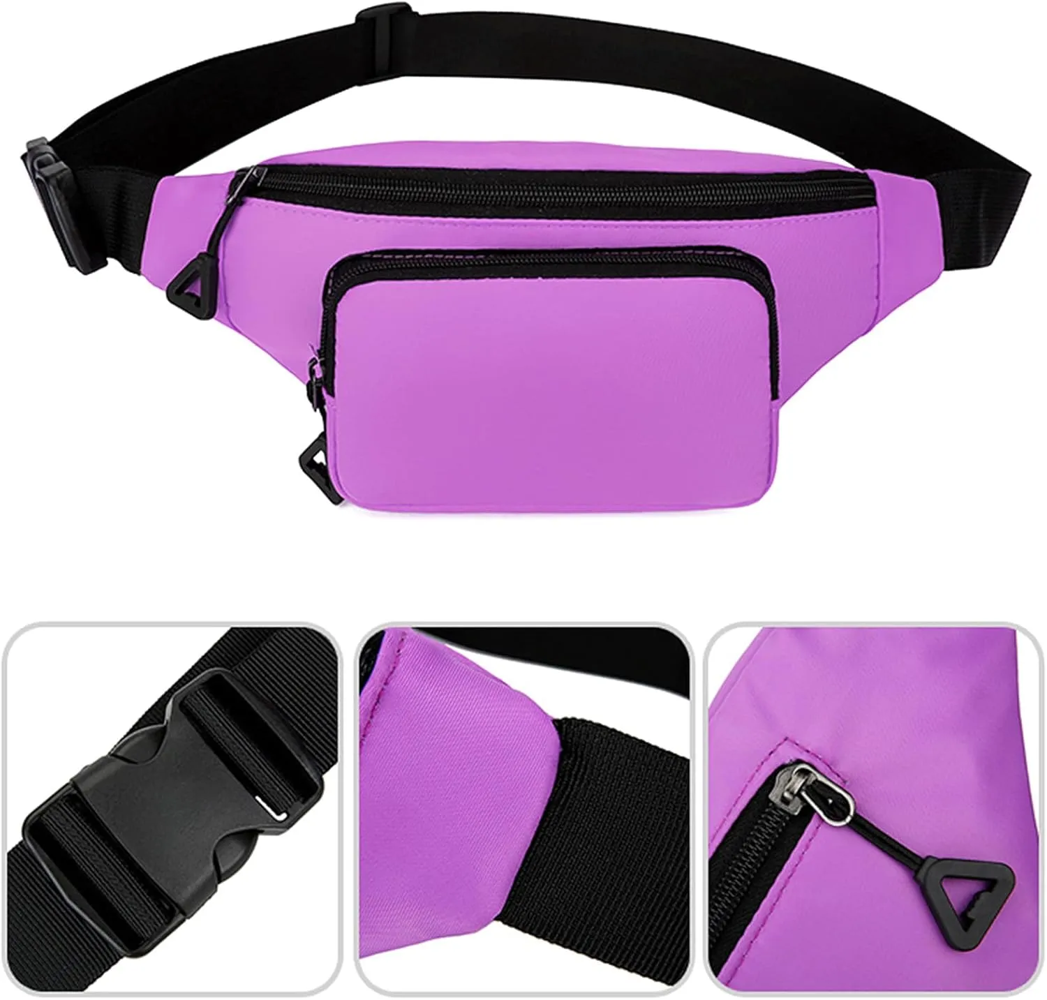 Fashion Chest Bag Women Man Crossbody Bag Practical Belt Bag Waist Pack Waist Bag for Traveling Cycling Fitness, Yellow Color