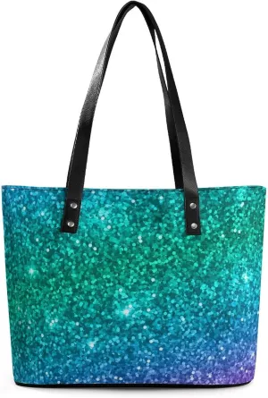 Fashion Large Capacity Satchel Tote Bag Casual Shoulder Bag Soft Leather Purse