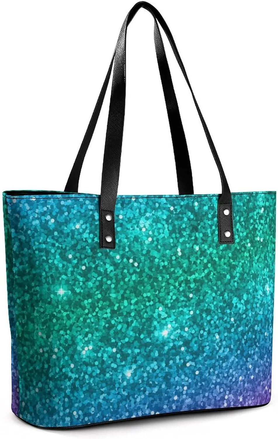 Fashion Large Capacity Satchel Tote Bag Casual Shoulder Bag Soft Leather Purse