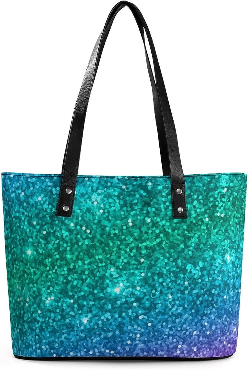 Fashion Large Capacity Satchel Tote Bag Casual Shoulder Bag Soft Leather Purse