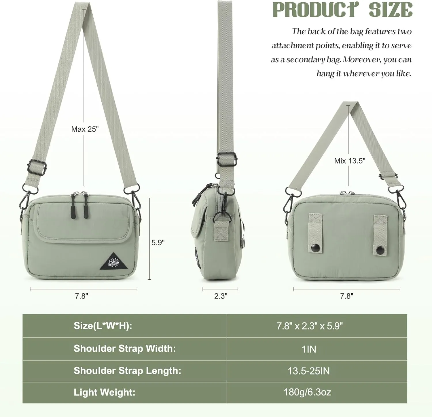 Fashion Waist Packs Mini Crossbody Bag with Adjustable Strap Festival Bag Sling Chest Bag for Workout, Travel