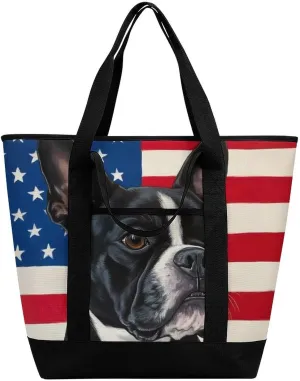 Fashionable Commuter Tote Bag Large Insulated Work Handbag