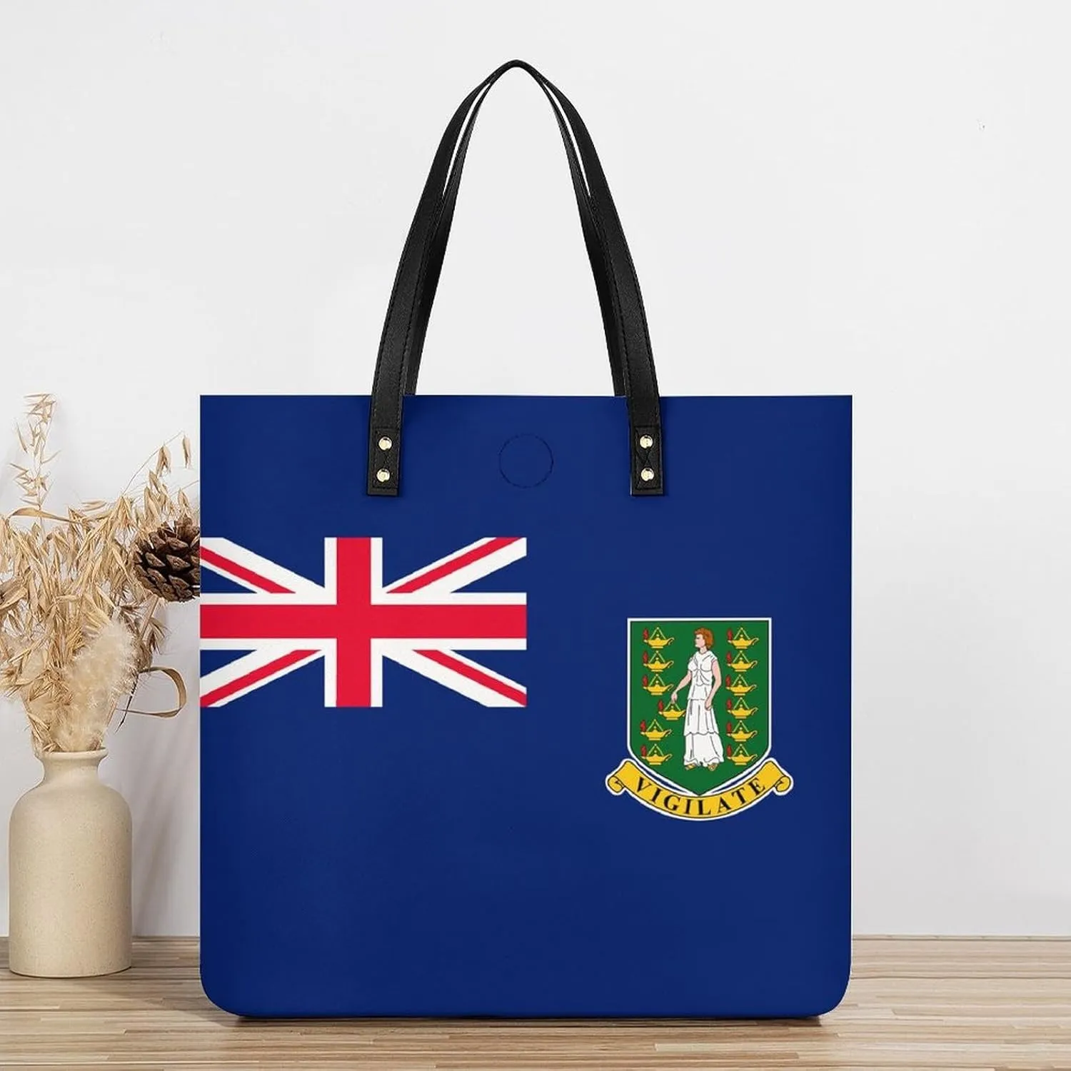 Fashionable Equatorial Guinea Flag Women's Shoulder Bag Large Capacity Leather Tote for Work and Leisure