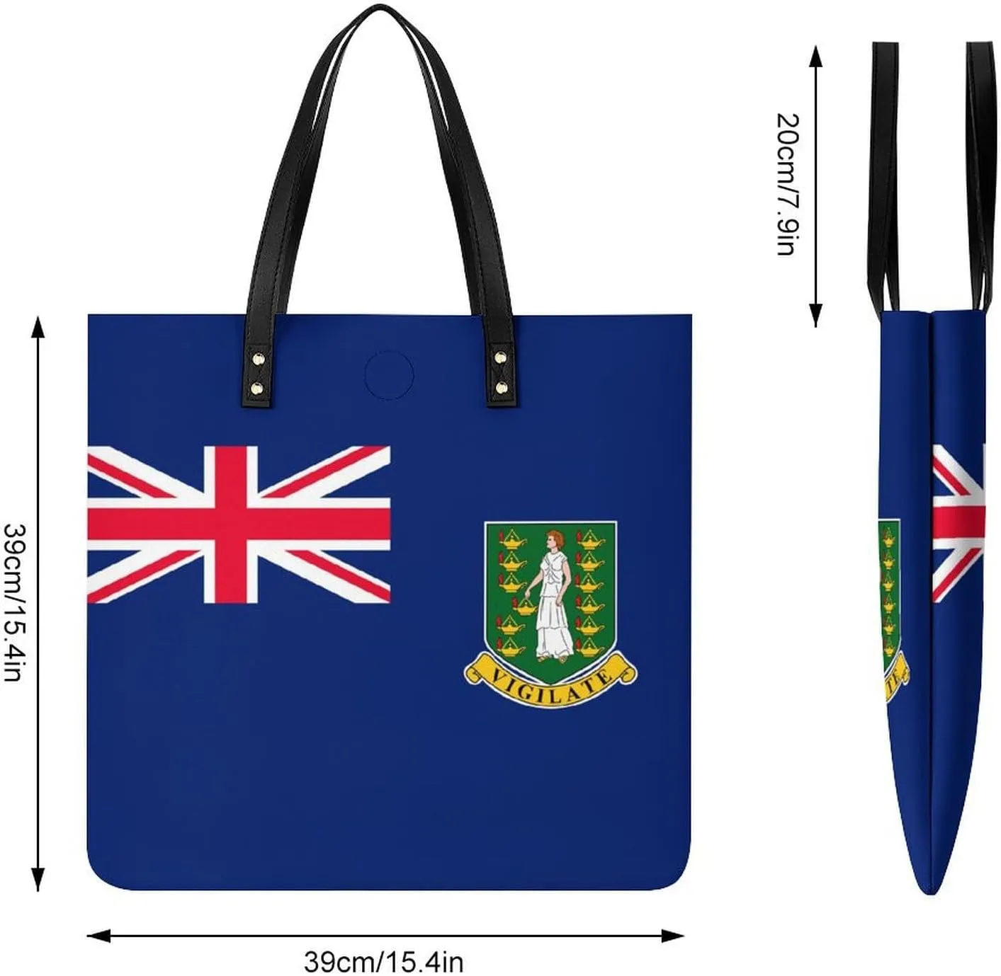 Fashionable Equatorial Guinea Flag Women's Shoulder Bag Large Capacity Leather Tote for Work and Leisure