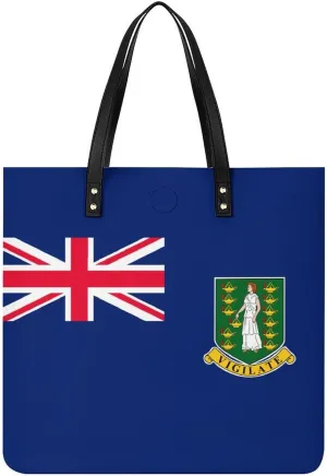 Fashionable Equatorial Guinea Flag Women's Shoulder Bag Large Capacity Leather Tote for Work and Leisure