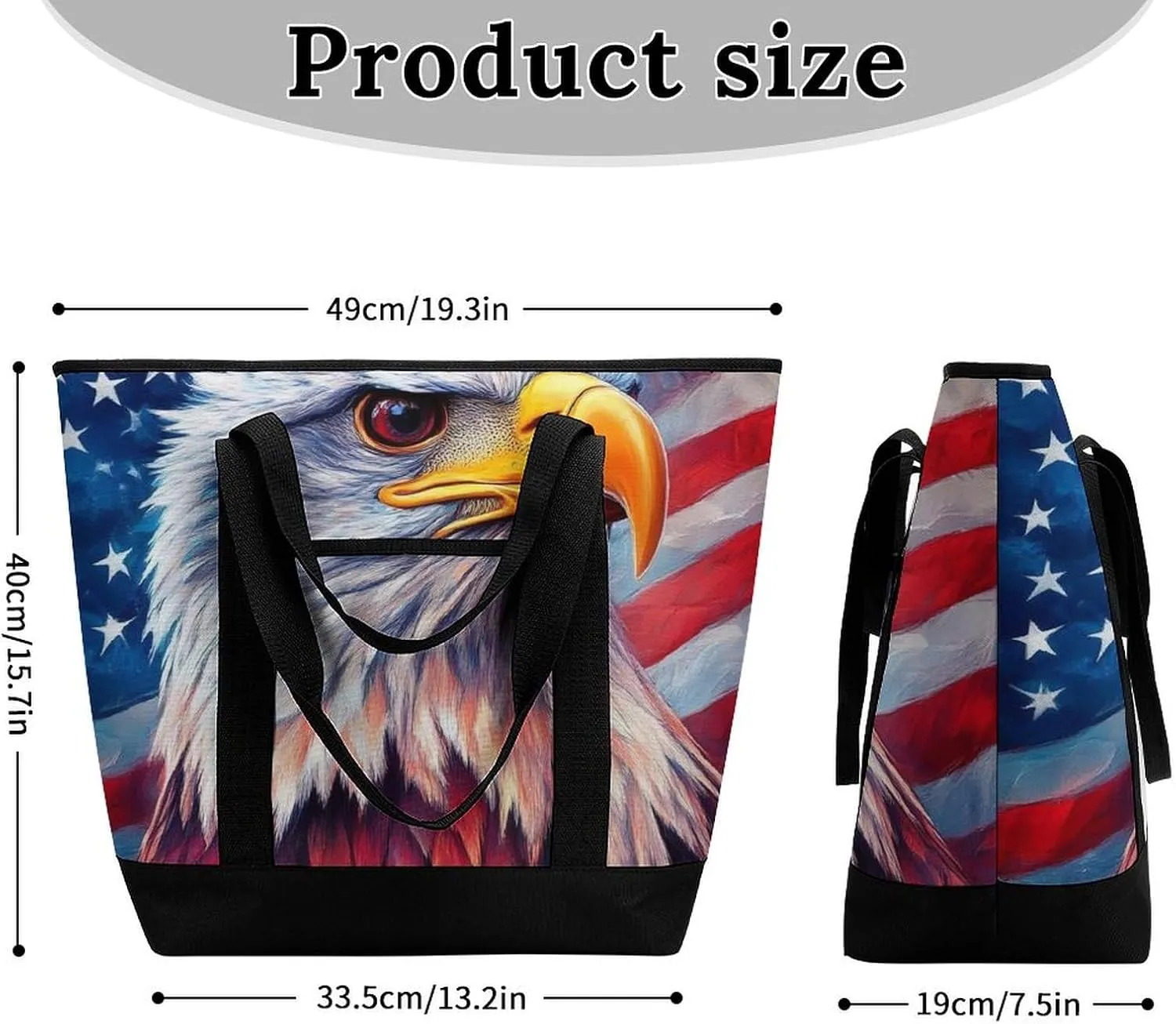 Fashionable Large Thermal Tote Bag Insulated Work/Commute Bag For Women & Men