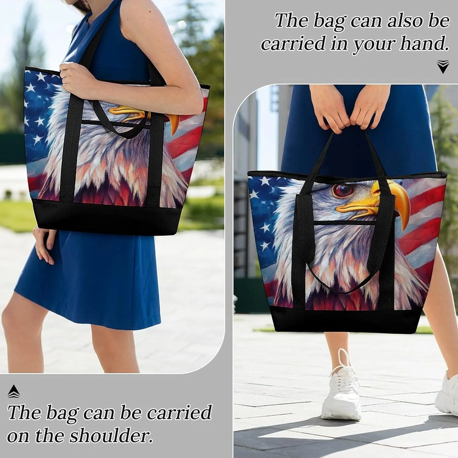 Fashionable Large Thermal Tote Bag Insulated Work/Commute Bag For Women & Men