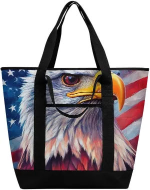 Fashionable Large Thermal Tote Bag Insulated Work/Commute Bag For Women & Men