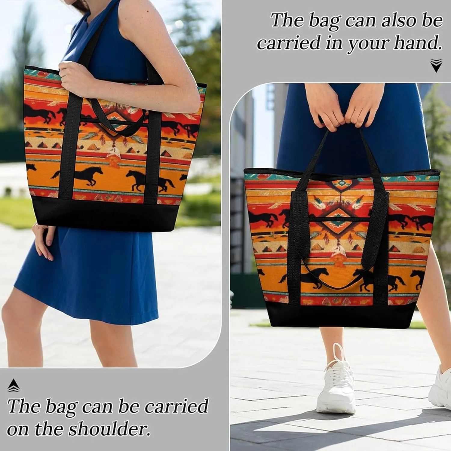 Fashionable Large Thermal Tote Bag Insulated Work/Commute Bag For Women & Men