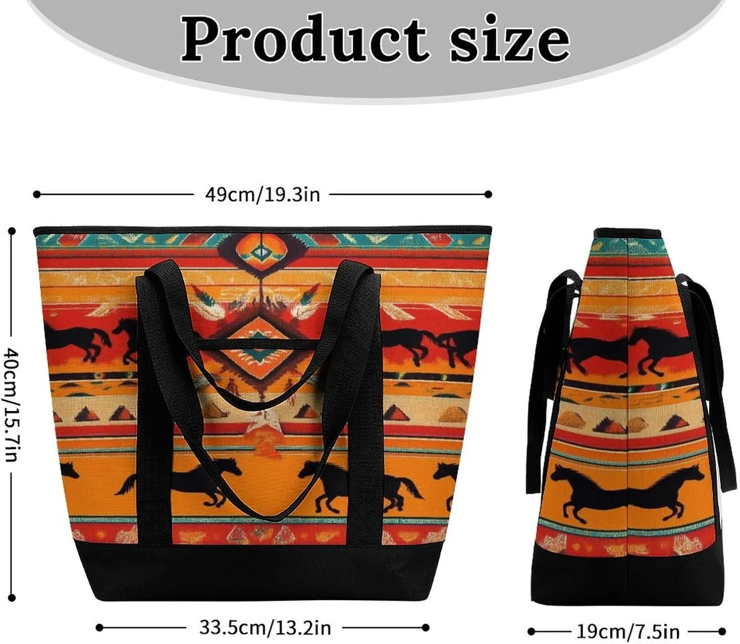 Fashionable Large Thermal Tote Bag Insulated Work/Commute Bag For Women & Men
