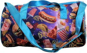 Fast Food Sporty Duffle Bag, Overnight Bag Sports Tote