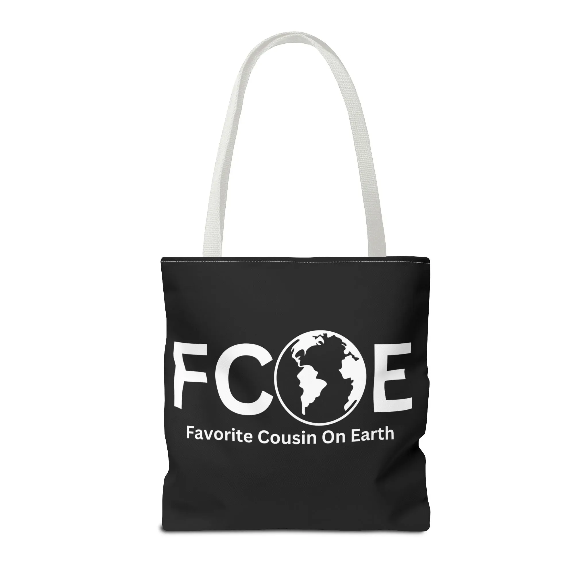Favorite Cousin On Earth (FCOE) Tote Bag - Custom Printed Stylish and Functional Tote