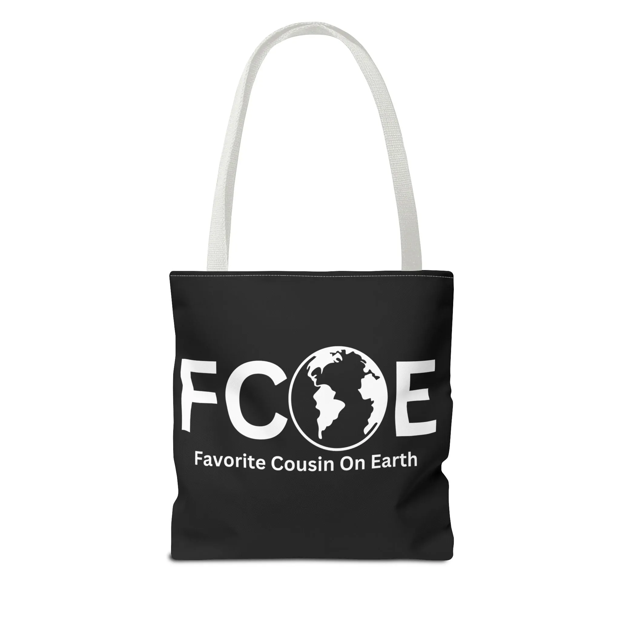 Favorite Cousin On Earth (FCOE) Tote Bag - Custom Printed Stylish and Functional Tote