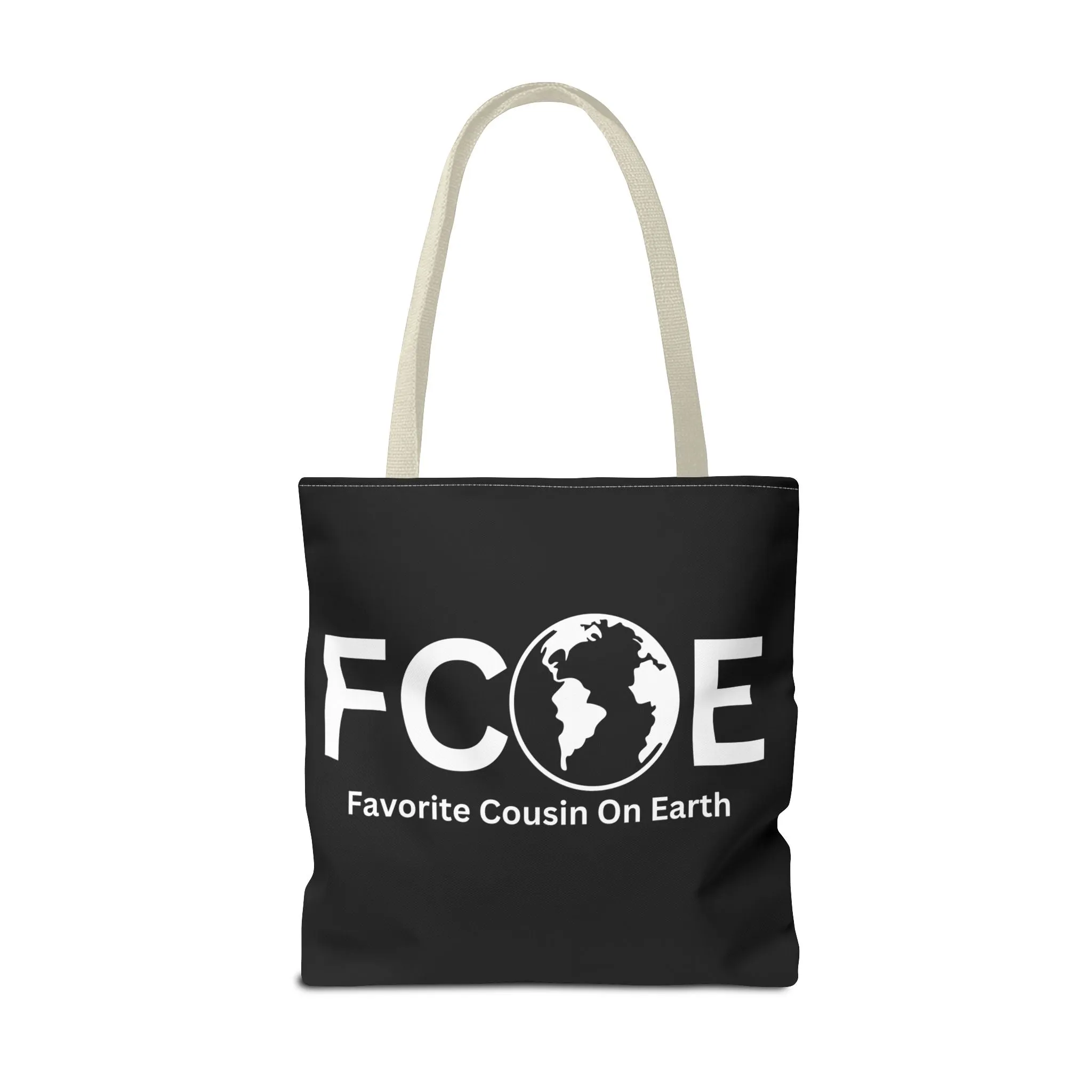 Favorite Cousin On Earth (FCOE) Tote Bag - Custom Printed Stylish and Functional Tote