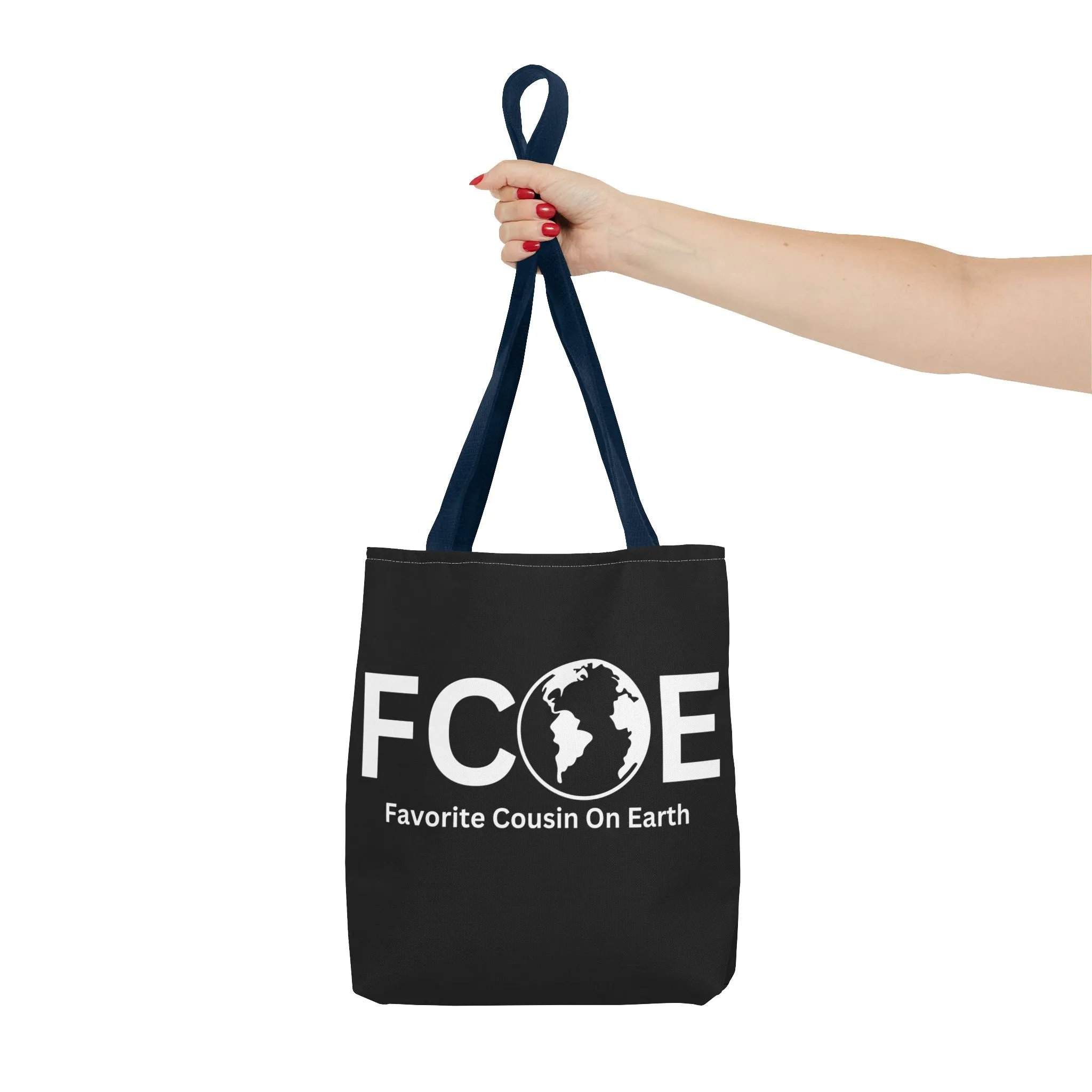 Favorite Cousin On Earth (FCOE) Tote Bag - Custom Printed Stylish and Functional Tote