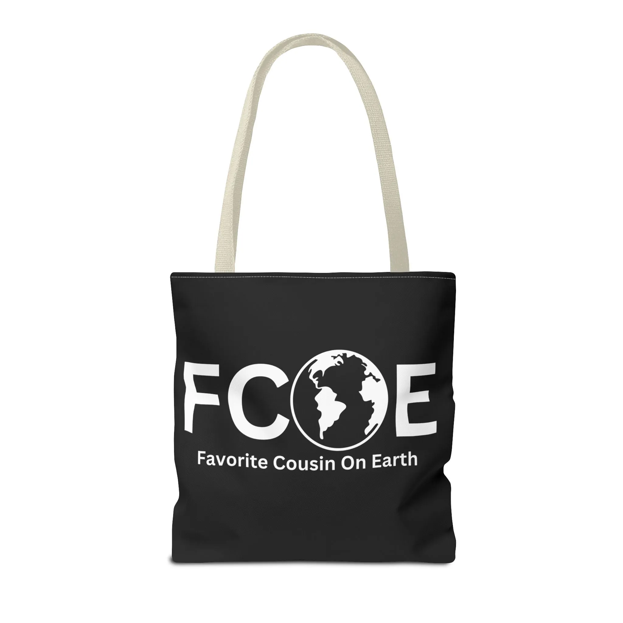 Favorite Cousin On Earth (FCOE) Tote Bag - Custom Printed Stylish and Functional Tote