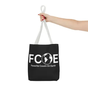 Favorite Cousin On Earth (FCOE) Tote Bag - Custom Printed Stylish and Functional Tote