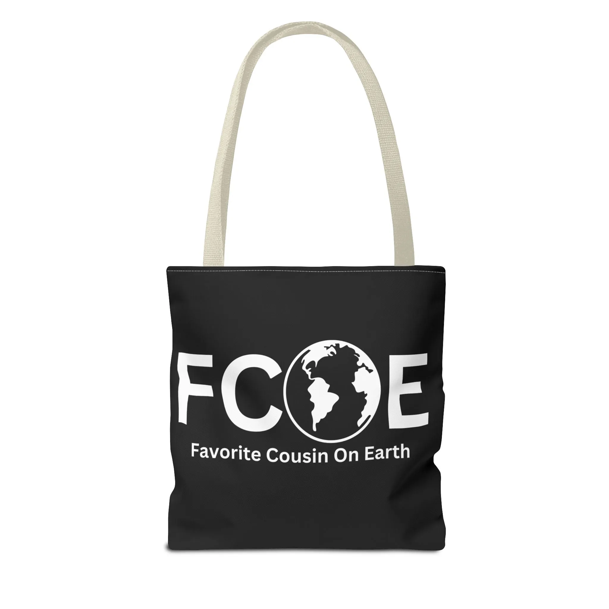 Favorite Cousin On Earth (FCOE) Tote Bag - Custom Printed Stylish and Functional Tote