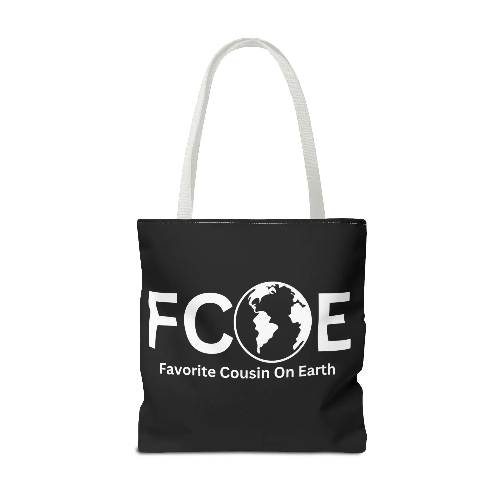 Favorite Cousin On Earth (FCOE) Tote Bag - Custom Printed Stylish and Functional Tote