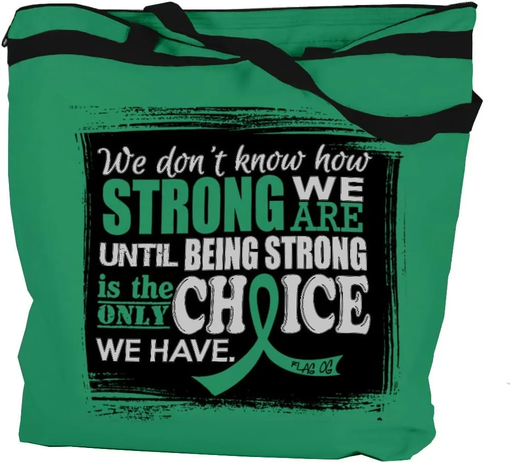 Fight Like a Girl How Strong We Are Darcey Tote Bag for Cancer and Disease Awareness