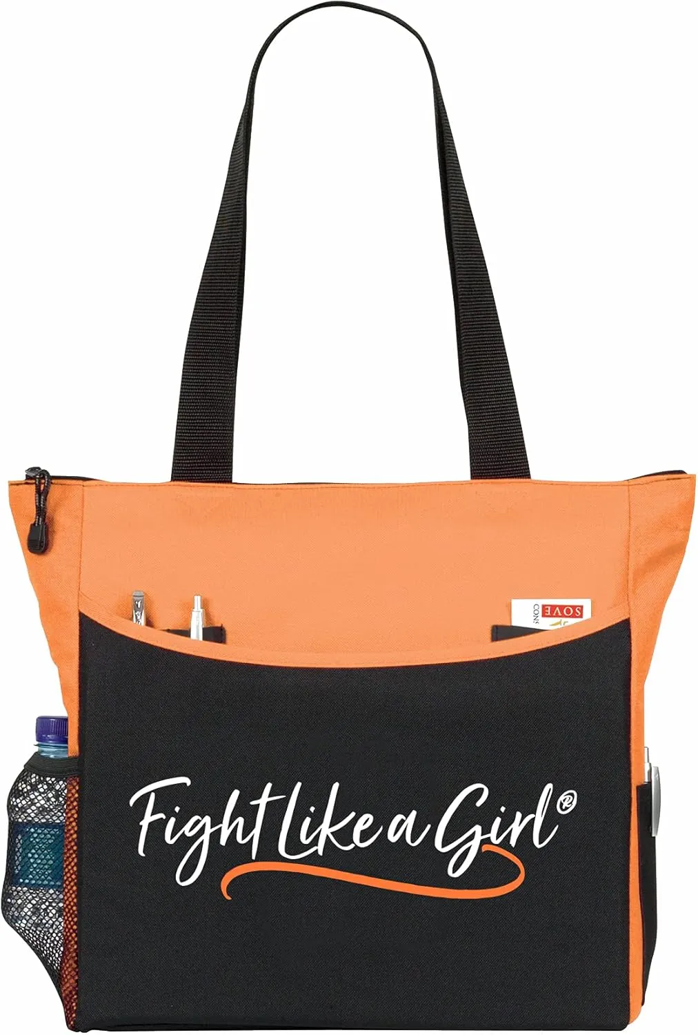 Fight Like a Girl Script Dakota 5-Pocket Tote Bag