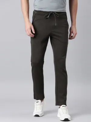 Fila Men Olive Bottom Wear Regular Fit