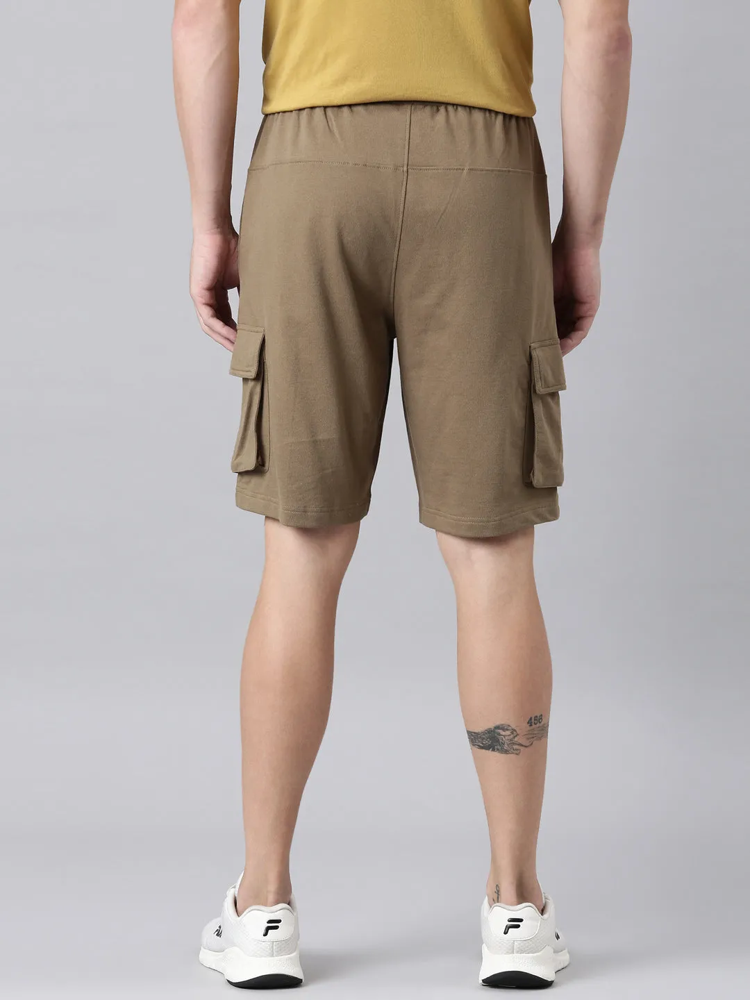 Fila Men Tan Shorts Narrow Regular Fit