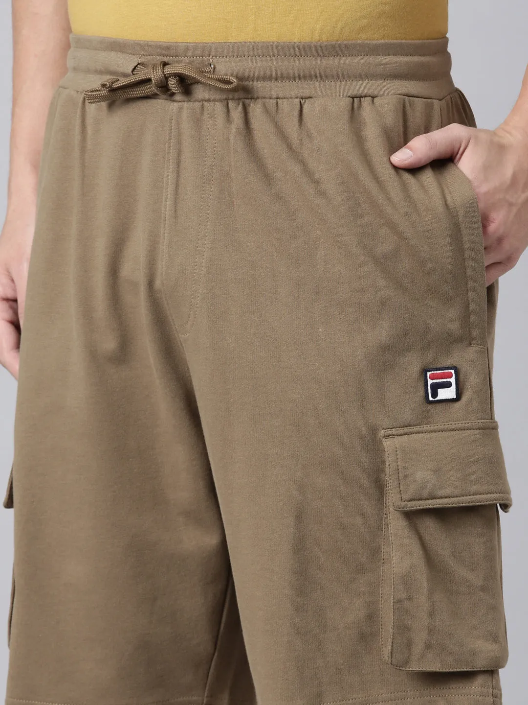 Fila Men Tan Shorts Narrow Regular Fit
