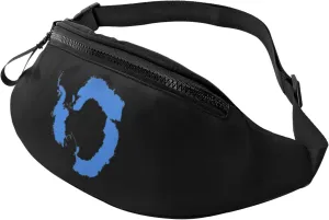 Flag Map of Antarctica Crossbody waist bag, casual chest bag