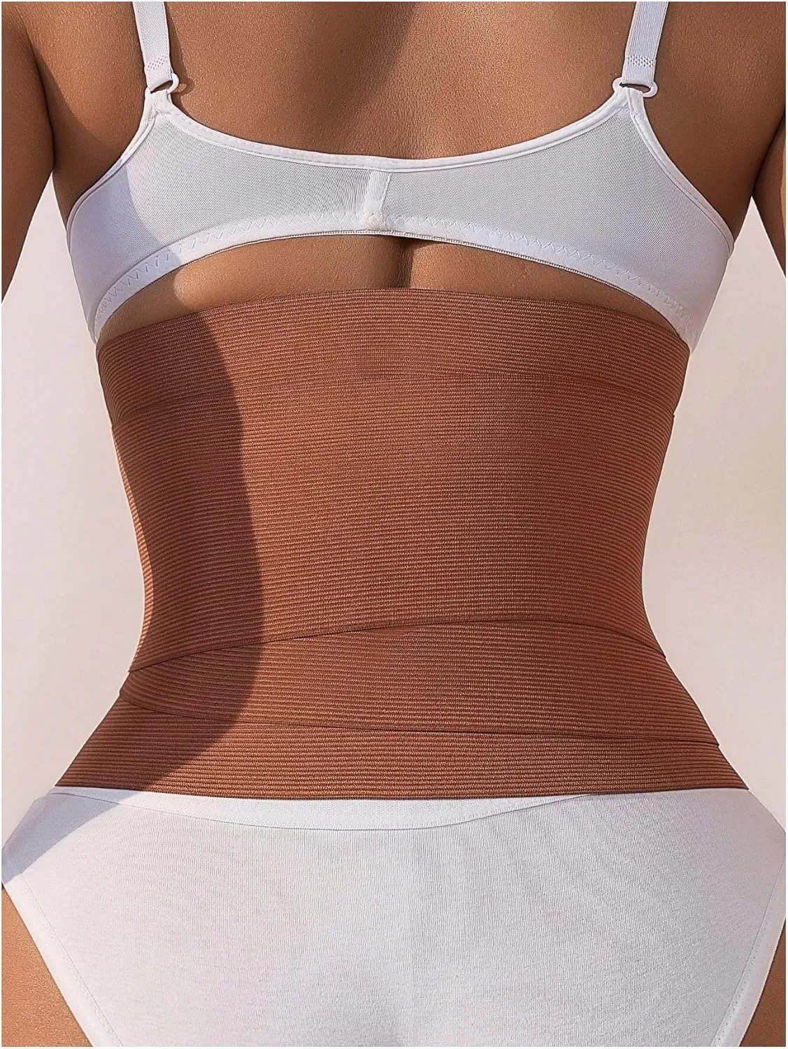 Floerns Women's Wrap Waist Trainer Belt Tummy Control Waist Cincher Workout Body Shaper